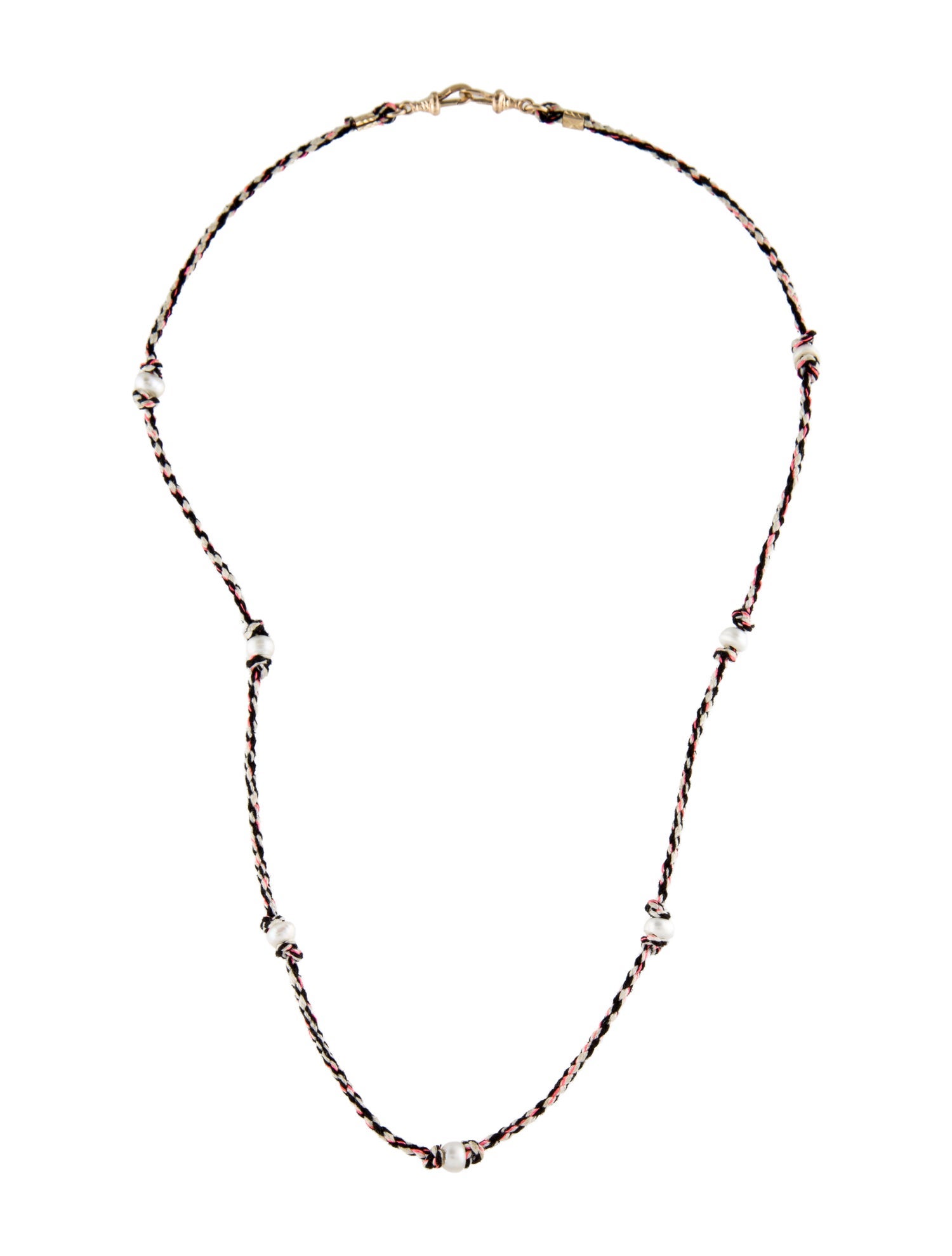 Marie Lichtenberg 10K Pearl Chord Necklace