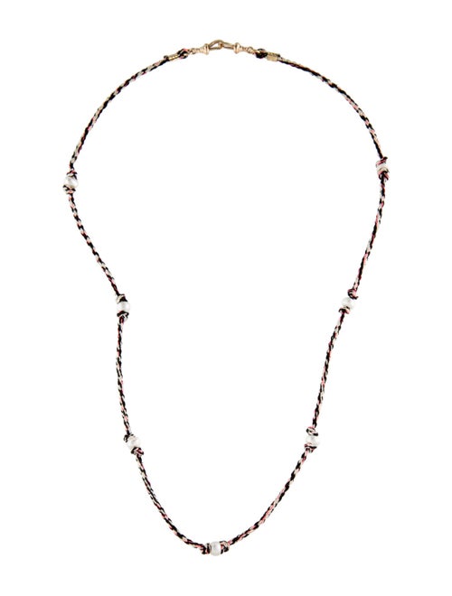 Marie Lichtenberg 10K Pearl Chord Necklace
