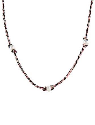 Marie Lichtenberg 10K Pearl Chord Necklace