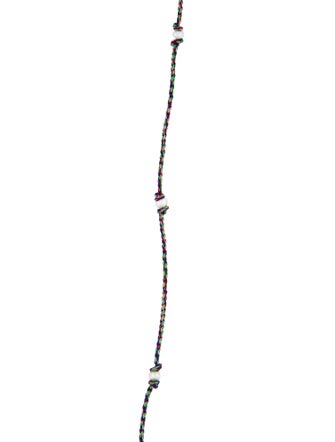 Marie Lichtenberg 9K Pearl Braided Cord Station Necklace