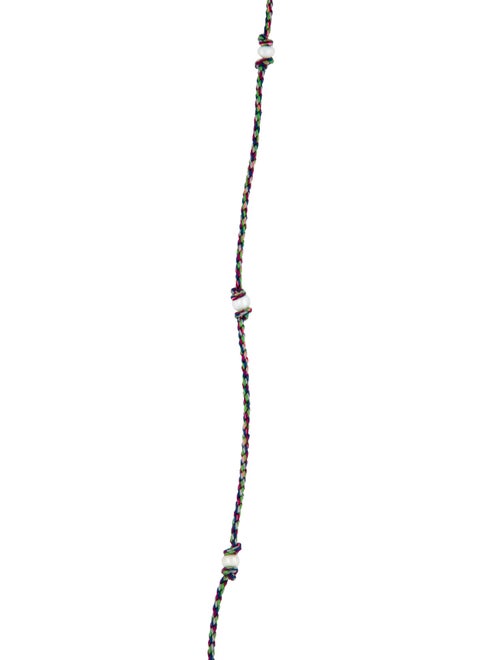 Marie Lichtenberg 9K Pearl Braided Cord Station Necklace