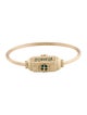 Marie Lichtenberg 14K Diamond & Enamel Bonheur Bangle Bracelet