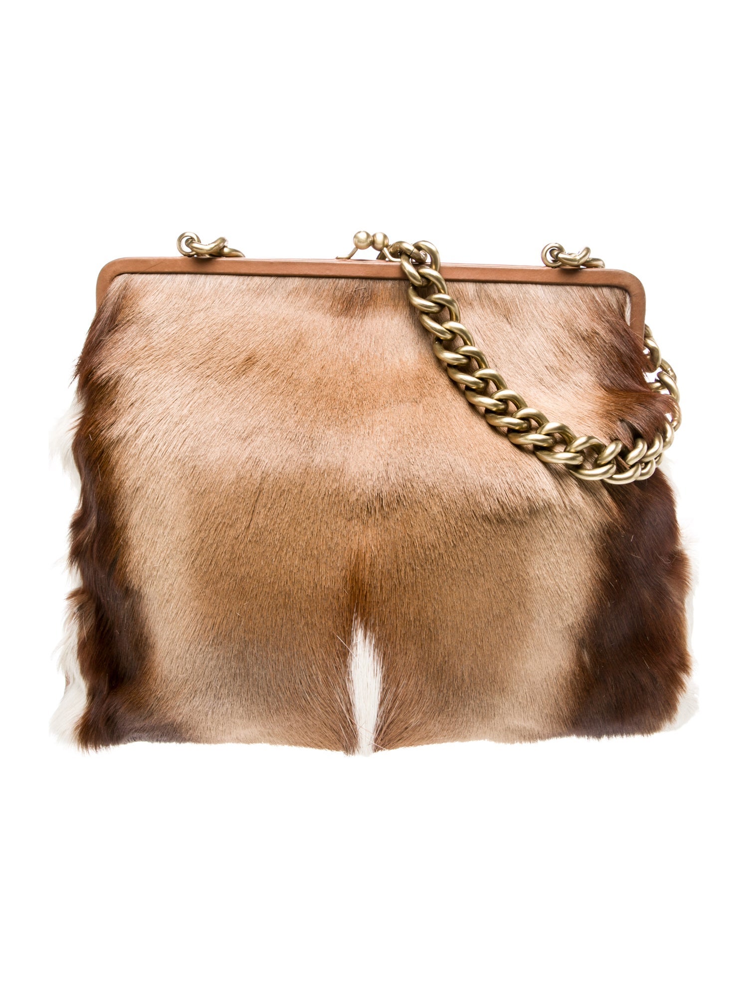 Malini Murjani Fur Shoulder Bag