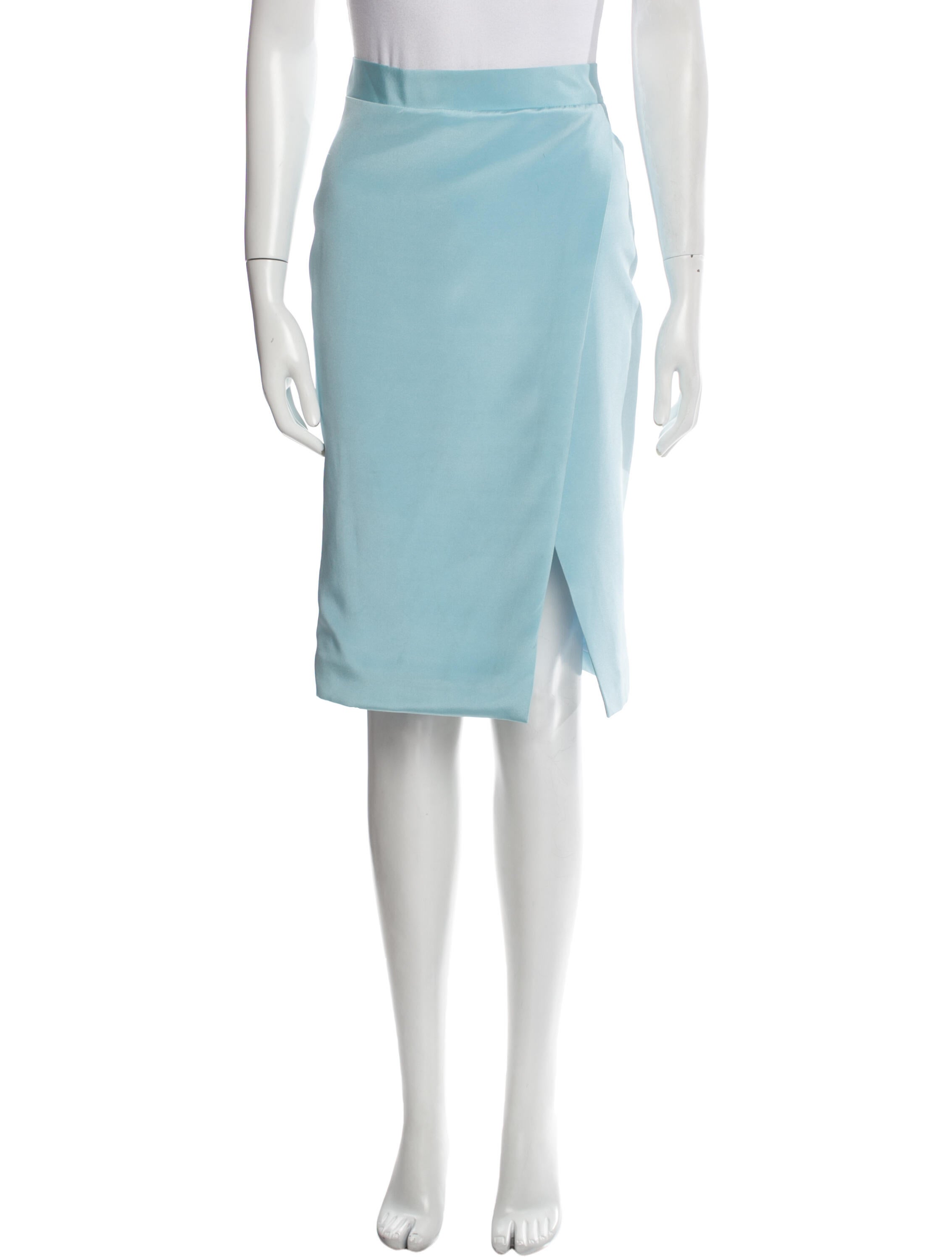 Michael Lo Sordo Silk Knee-Length Skirt