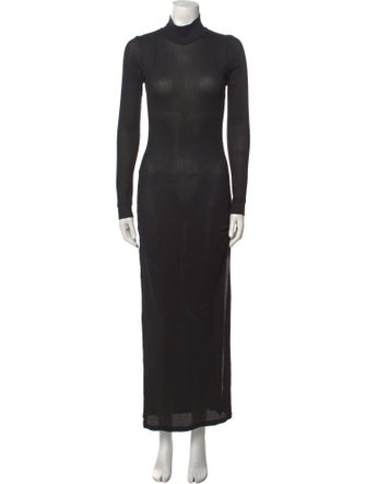 Michael Lo Sordo Turtleneck Midi Length Dress