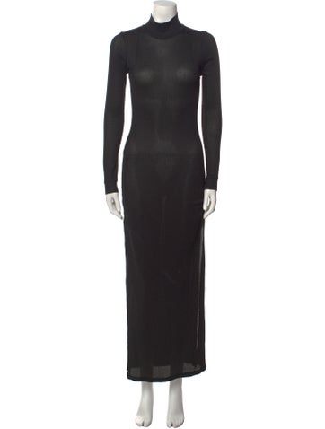 Michael Lo Sordo Dresses Turtleneck Midi Length Dress Us6, Uk10 | M