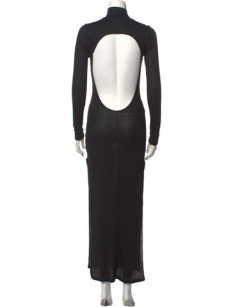 Michael Lo Sordo Turtleneck Midi Length Dress