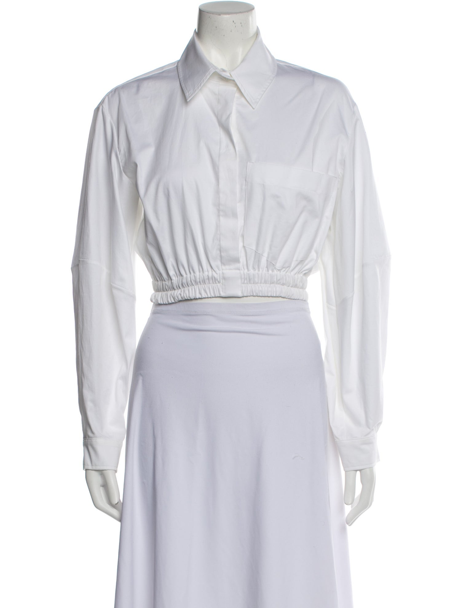 Michael Lo Sordo Long Sleeve Crop Top