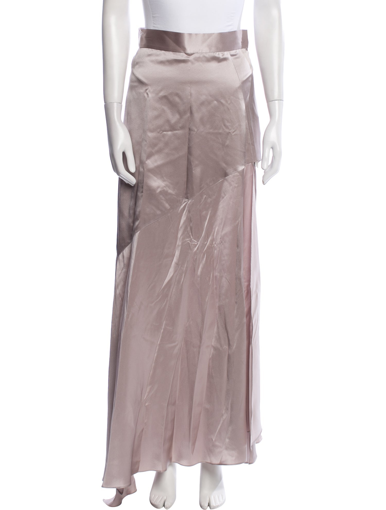 Michael Lo Sordo Silk Long Skirt
