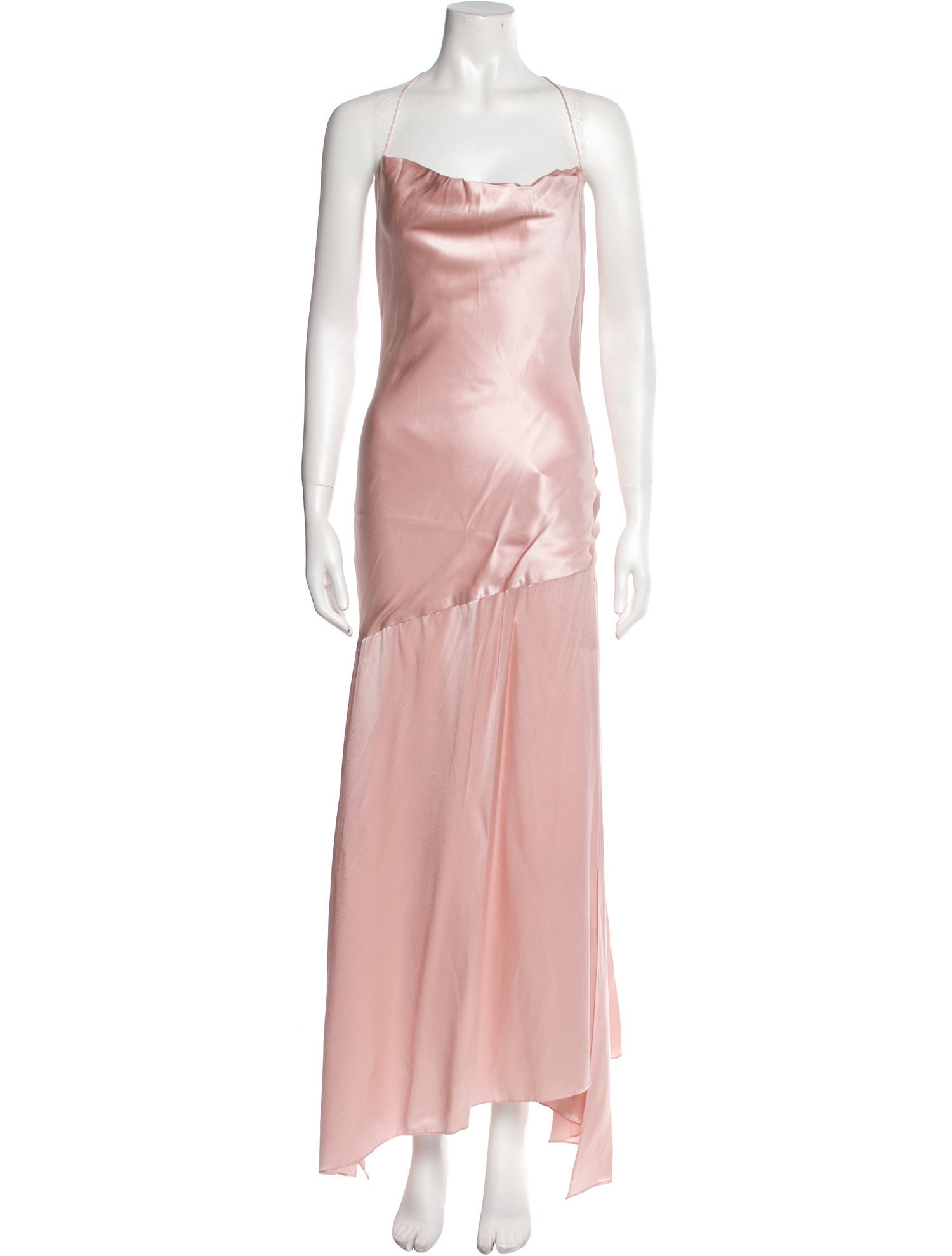 Michael Lo Sordo Silk Long Dress