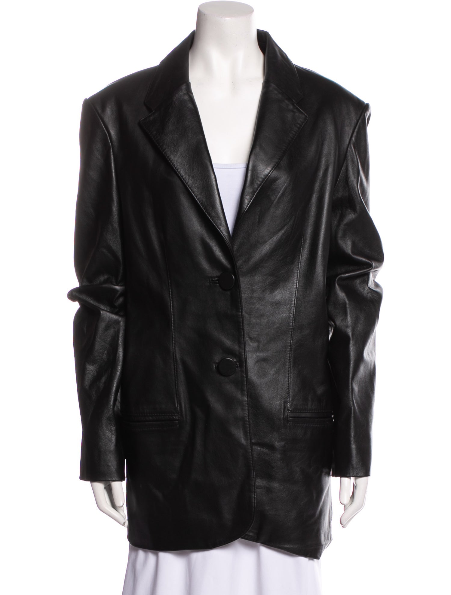 Michael Lo Sordo Leather Coat