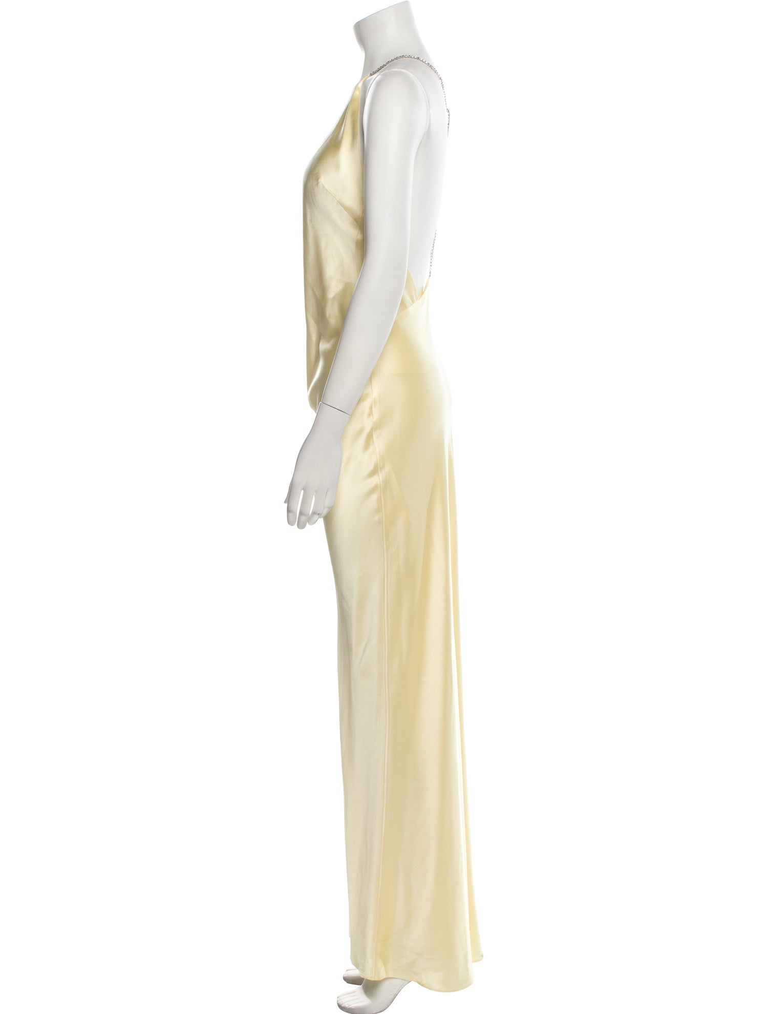 Michael Lo Sordo Silk Long Dress