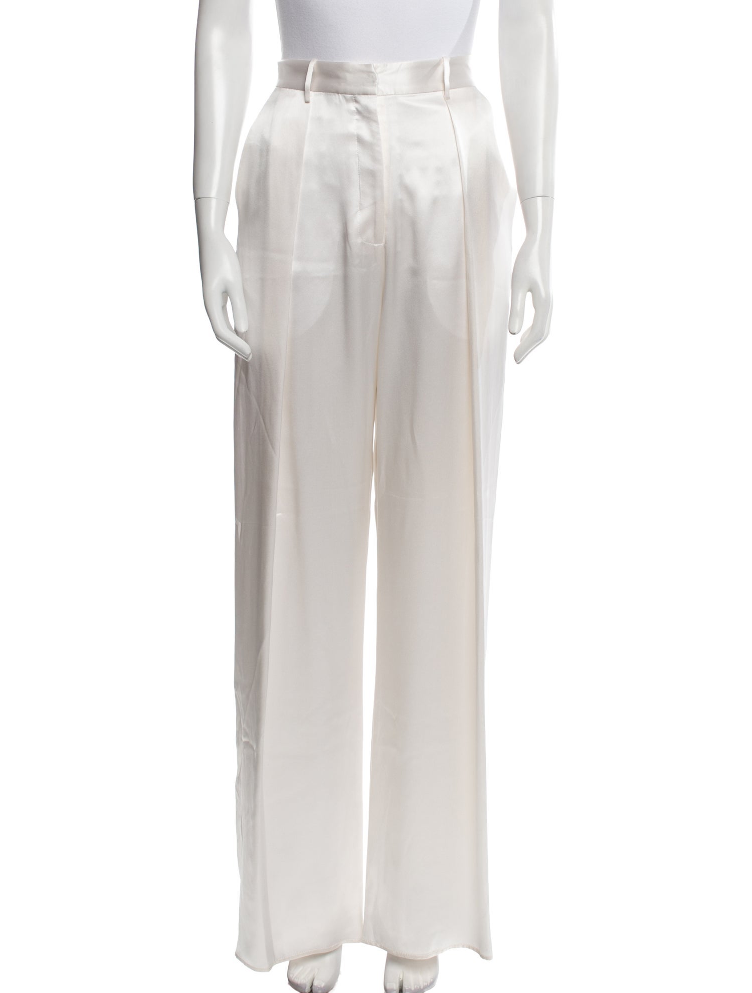 Michael Lo Sordo Silk Wide Leg Pants