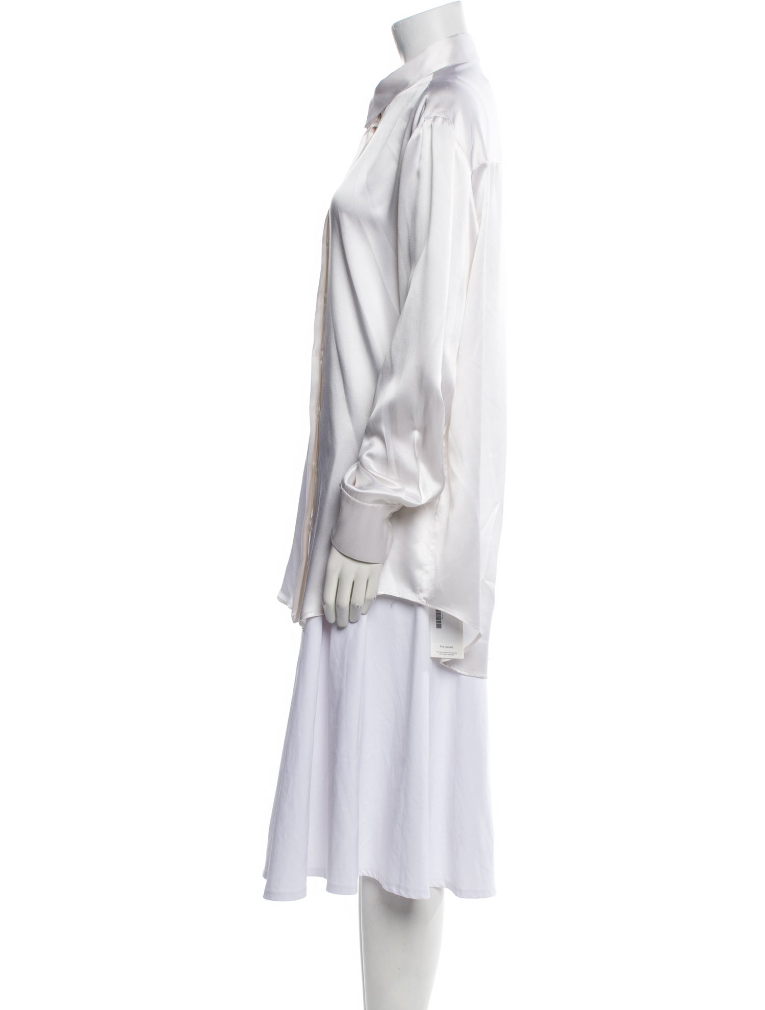 Michael Lo Sordo Silk Long Sleeve Tunic
