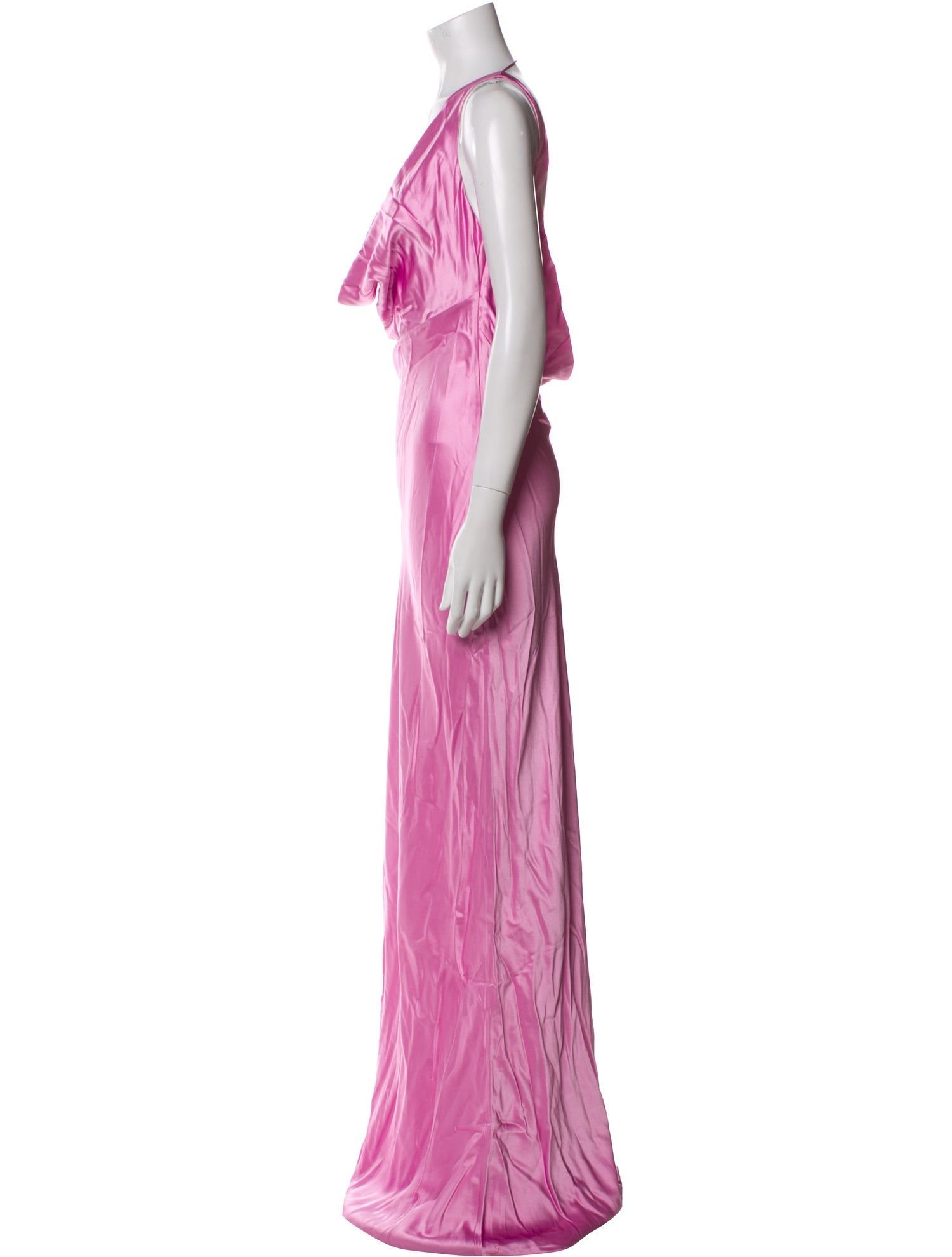 Michael Lo Sordo Silk Long Dress w/ Tags