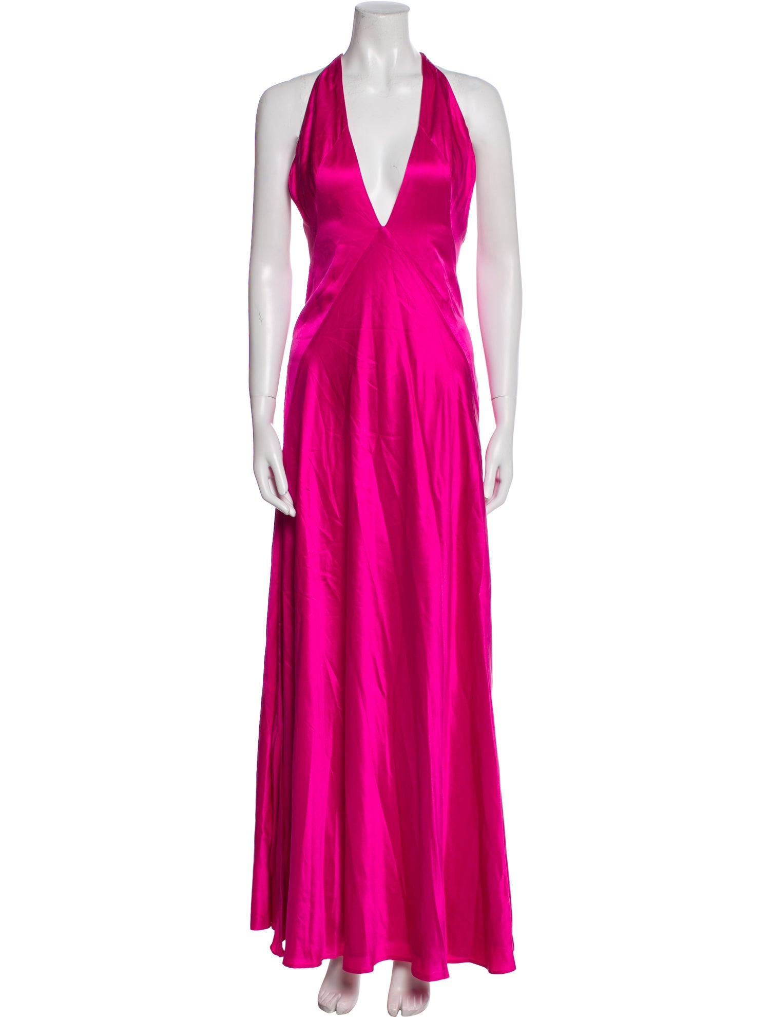 Michael Lo Sordo Silk Long Dress