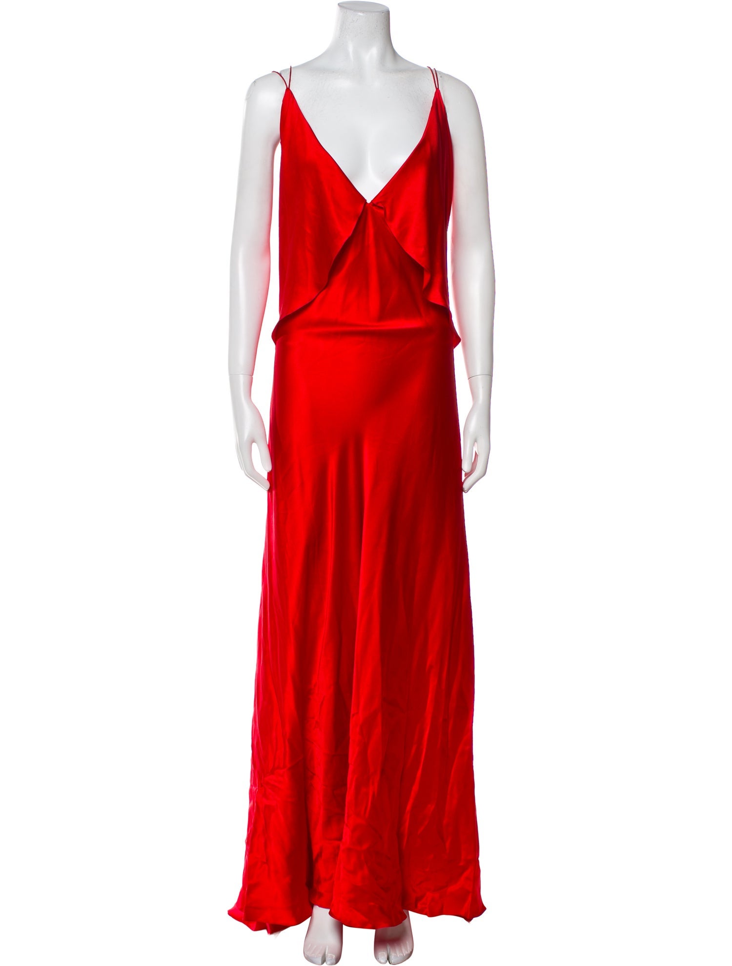 Michael Lo Sordo Silk Long Dress