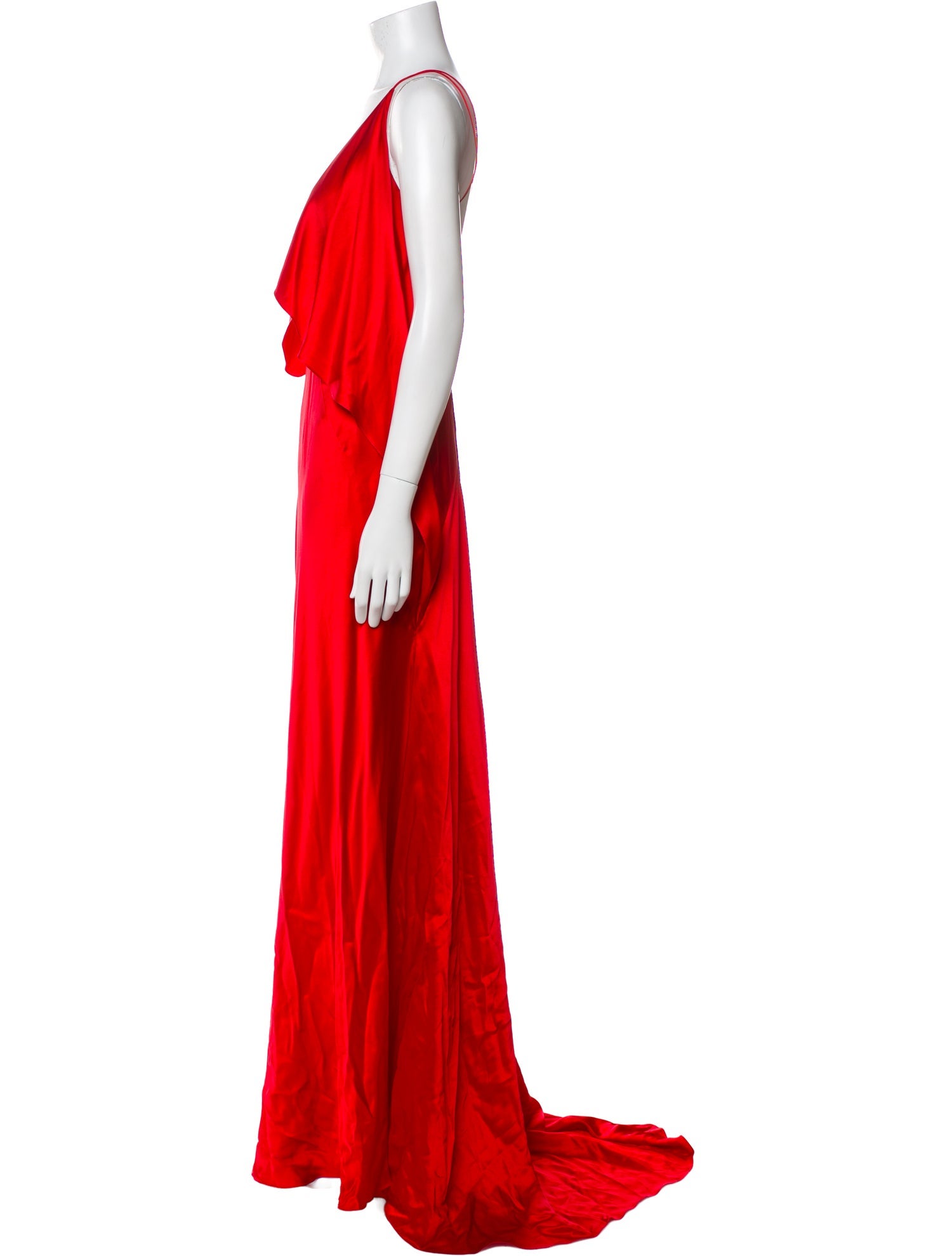 Michael Lo Sordo Silk Long Dress