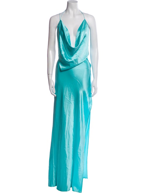 Michael Lo Sordo Silk Midi Length Dress