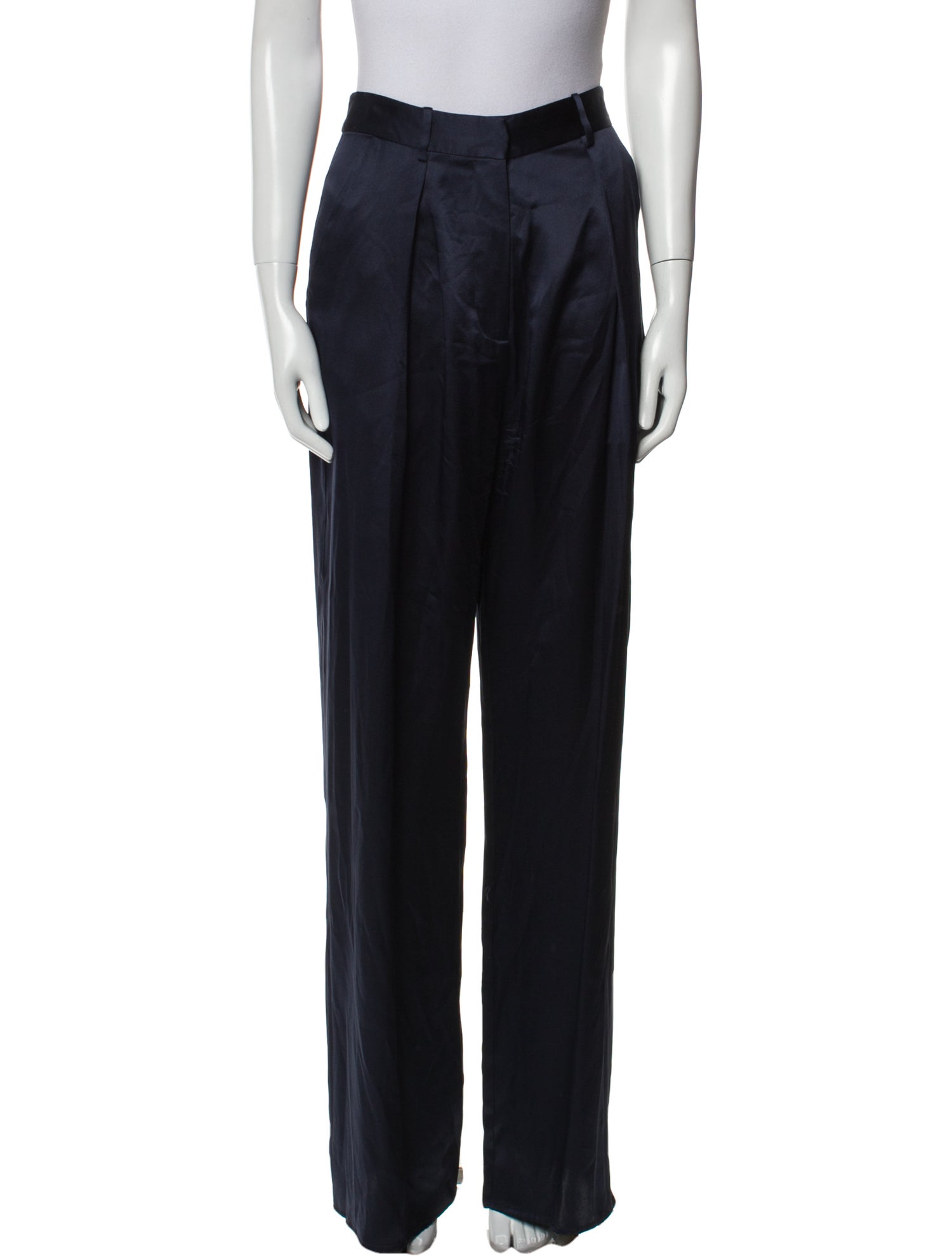 Michael Lo Sordo Silk Wide Leg Pants