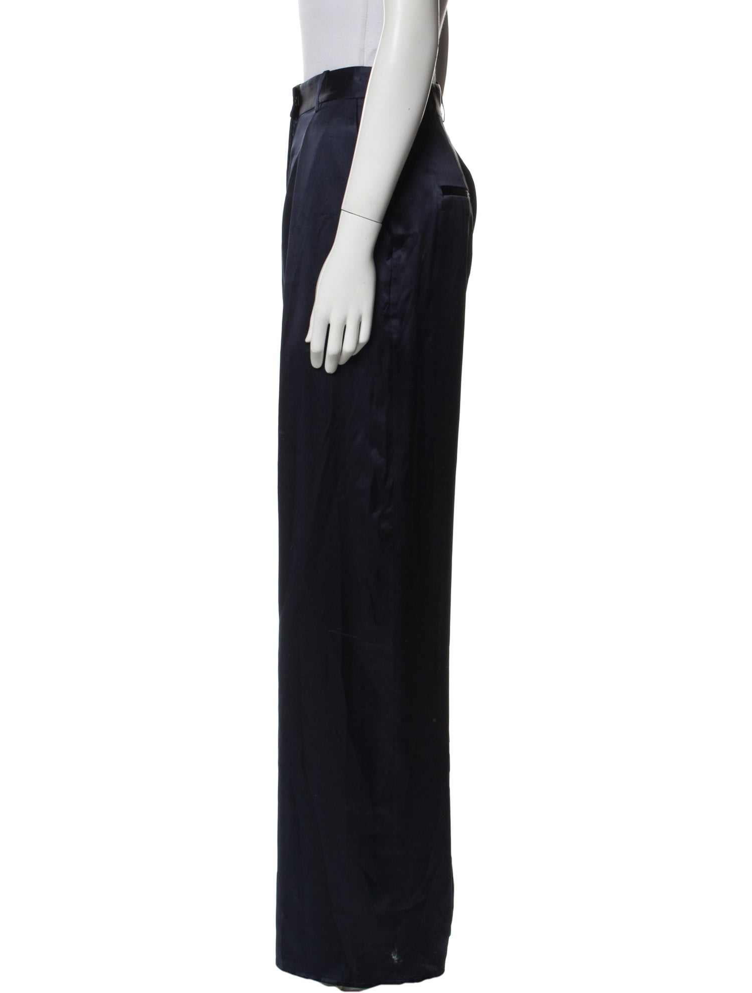 Michael Lo Sordo Silk Wide Leg Pants