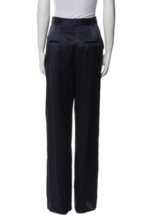 Michael Lo Sordo Silk Wide Leg Pants