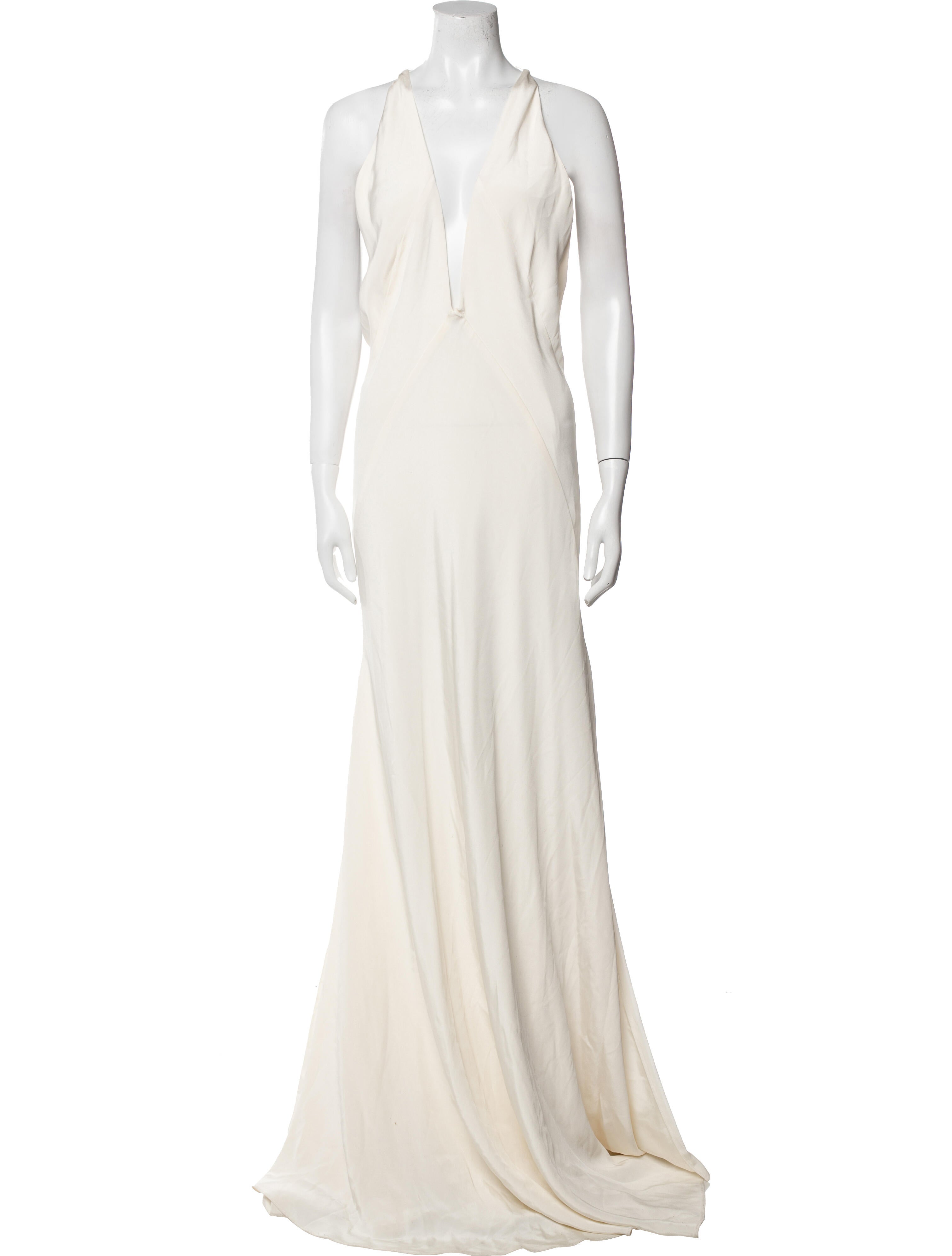 Michael Lo Sordo Silk Long Dress