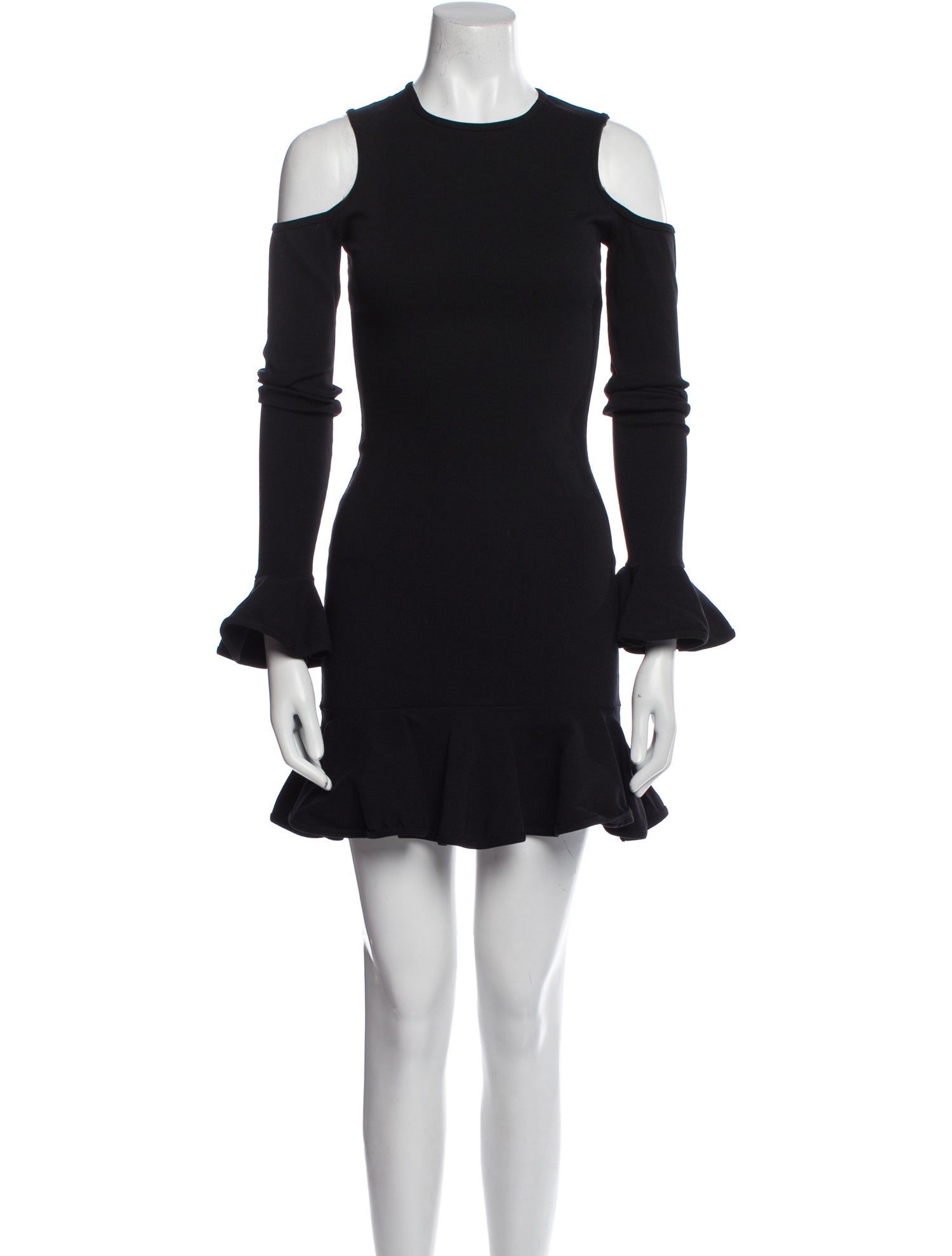 Michael Lo Sordo Crew Neck Mini Dress