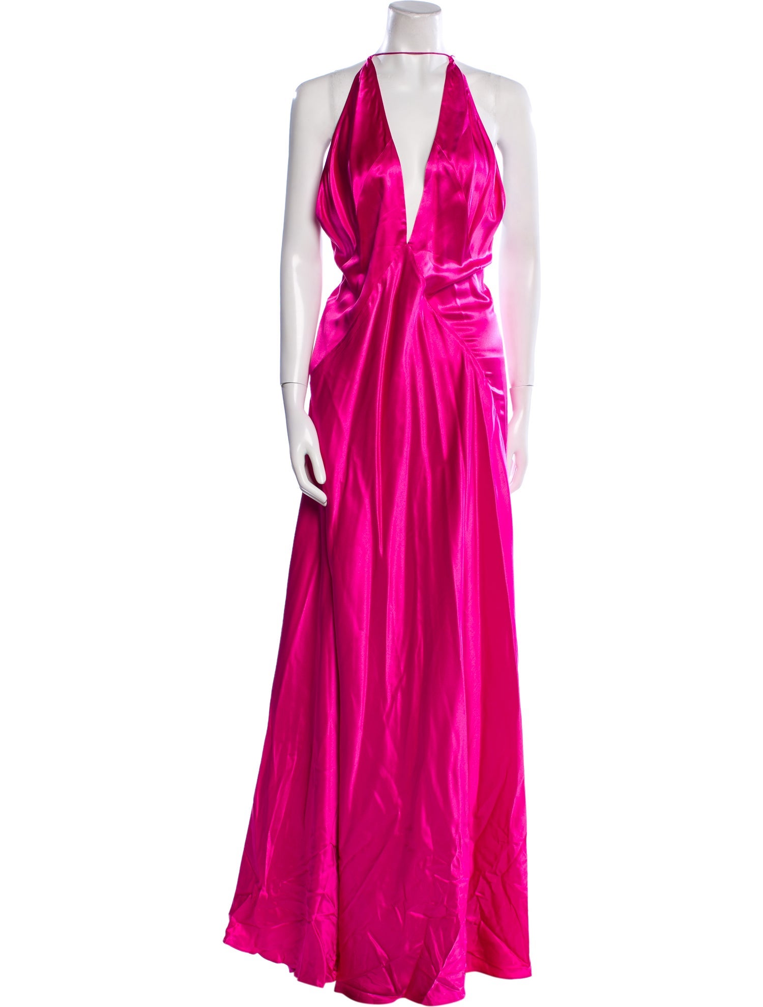 Michael Lo Sordo Silk Long Dress