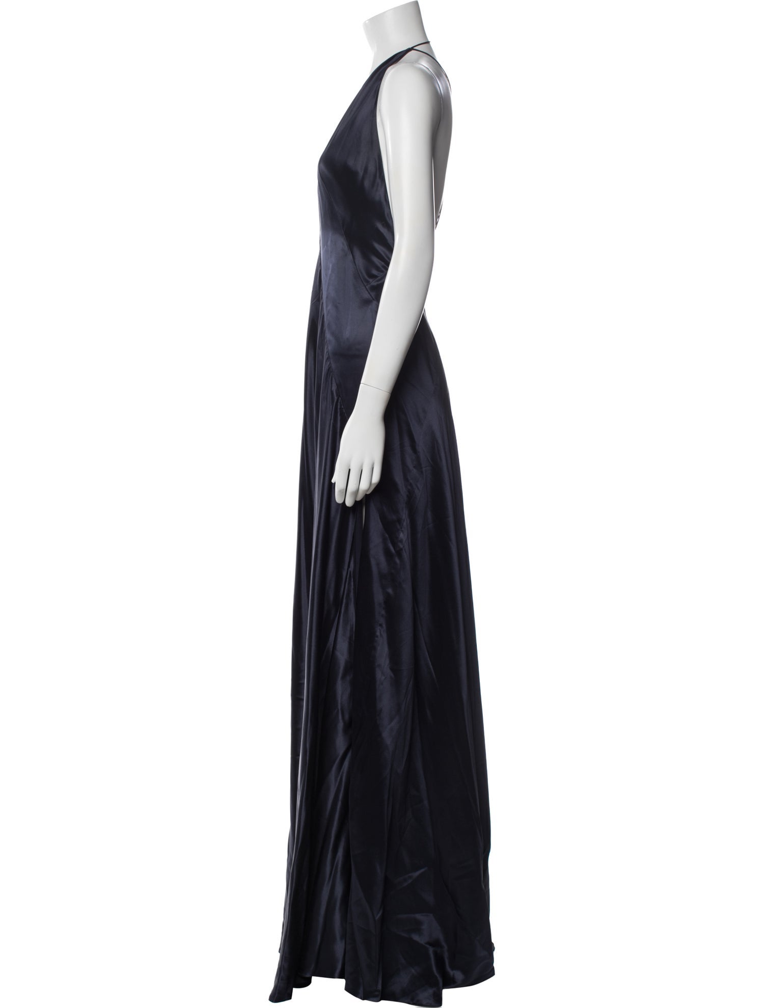 Michael Lo Sordo Silk Long Dress