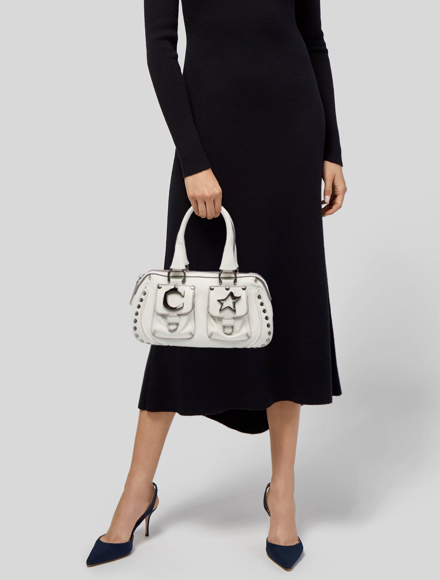 Corto Moltedo Leather Top Handle Bag