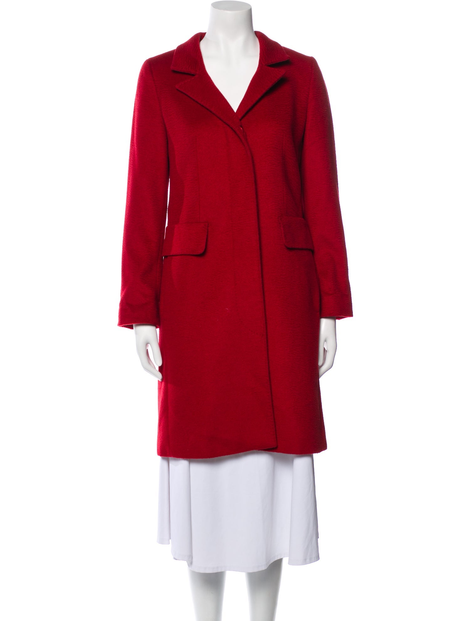Max Mara Camel Hair Coat w/ Tags Red Coats, Clothing MMA129430