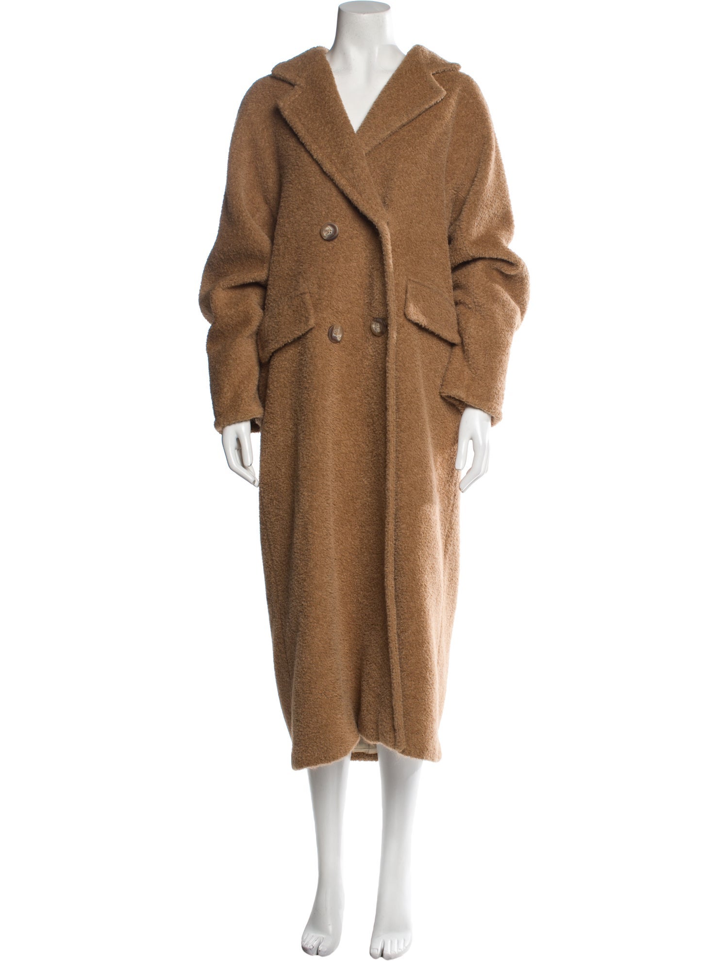 MAX MARA alpaca ted girl outer long 101105216 pink XS