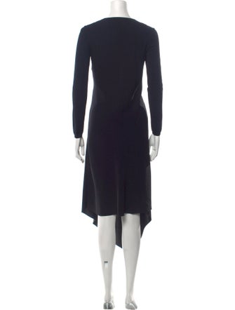 Max Mara V-Neck Long Dress