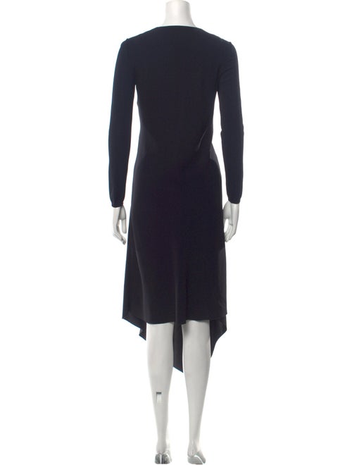 Max Mara V-Neck Long Dress