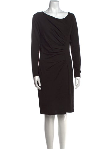 Max Mara Dresses Bateau Neckline Knee-Length Dress S