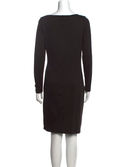 Max Mara Bateau Neckline Knee-Length Dress