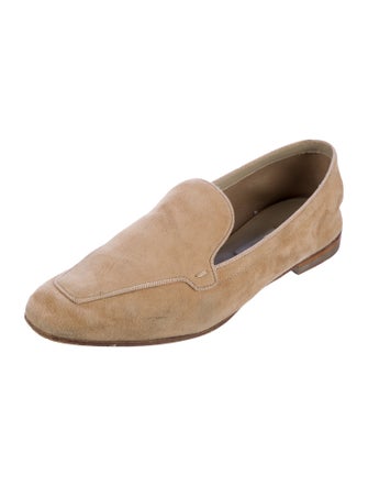Max Mara Suede Loafers