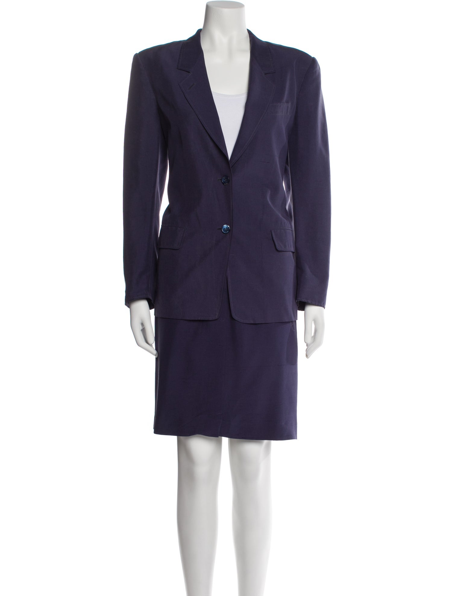 Max Mara Silk Skirt Set