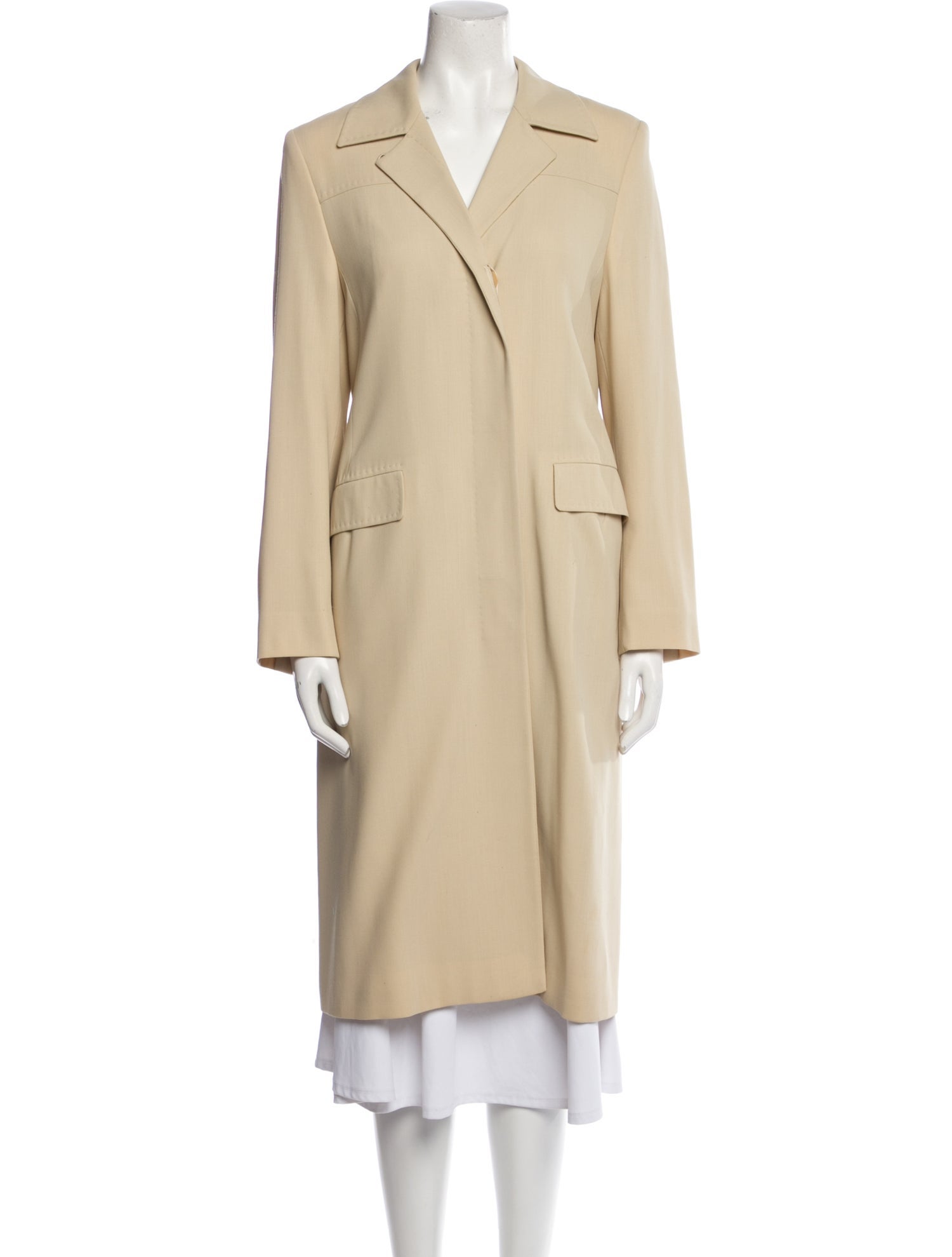 Max Mara Virgin Wool Trench Coat