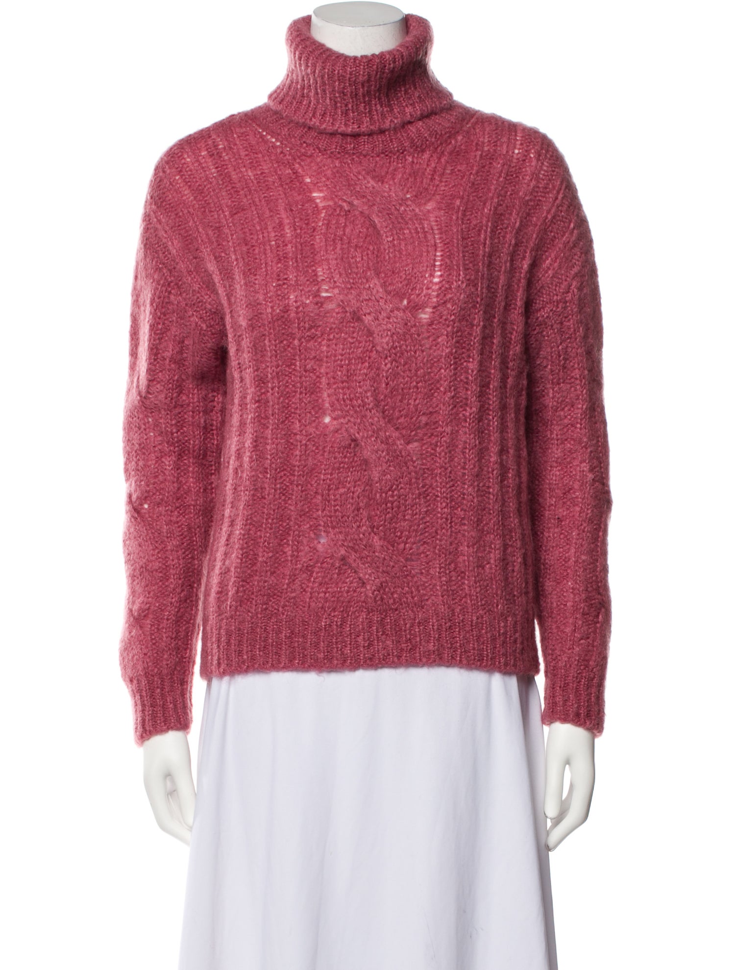 Max Mara Mohair Turtleneck Sweater