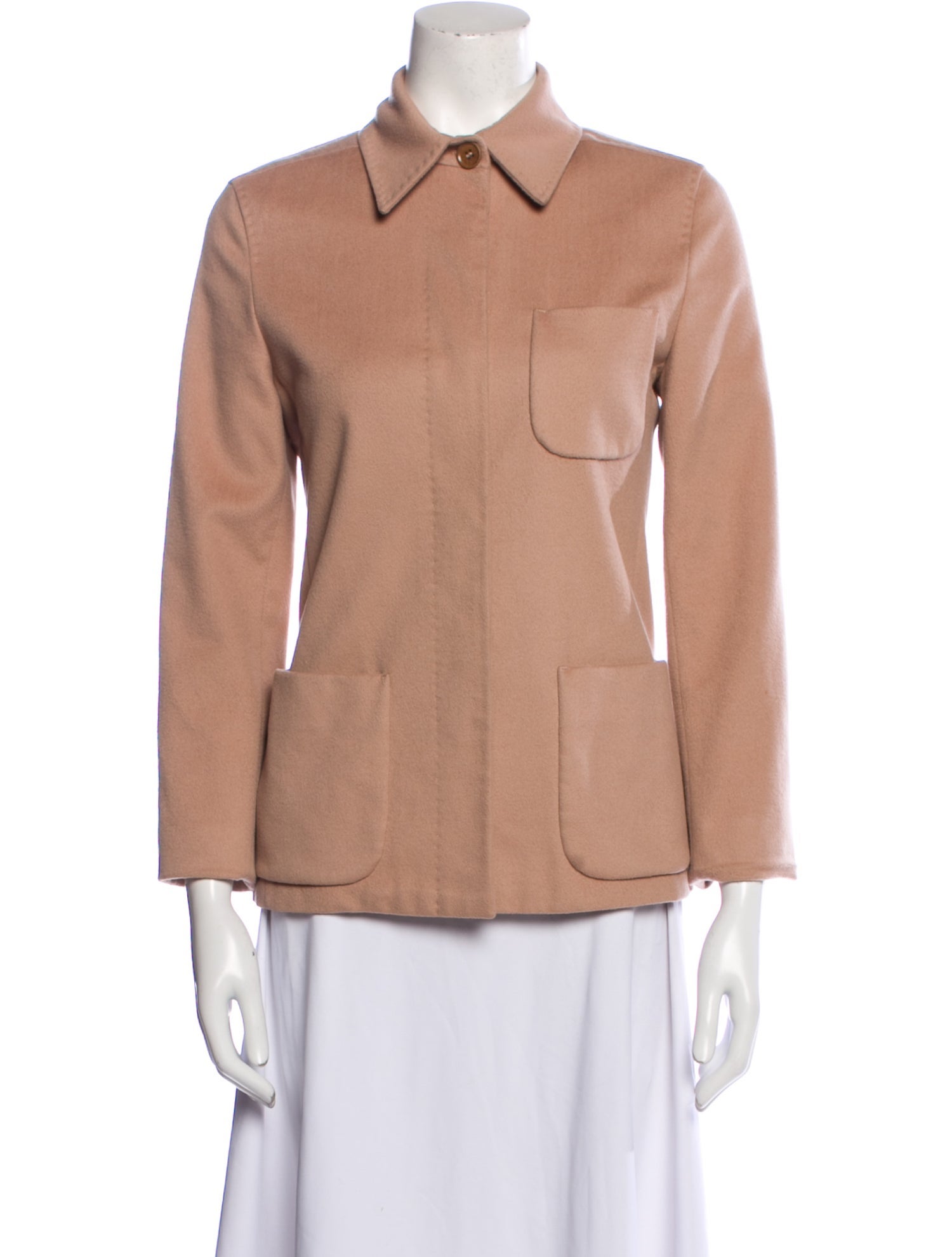 Max Mara Virgin Wool Utility Jacket
