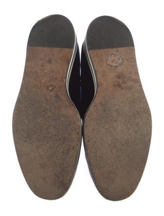 Max Mara Velvet Loafers