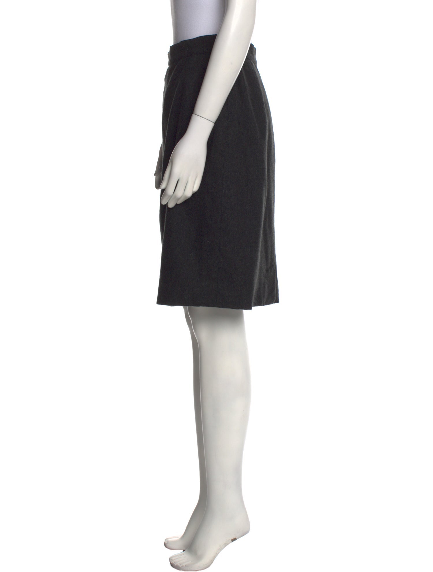 Max Mara Virgin Wool Knee-Length Skirt