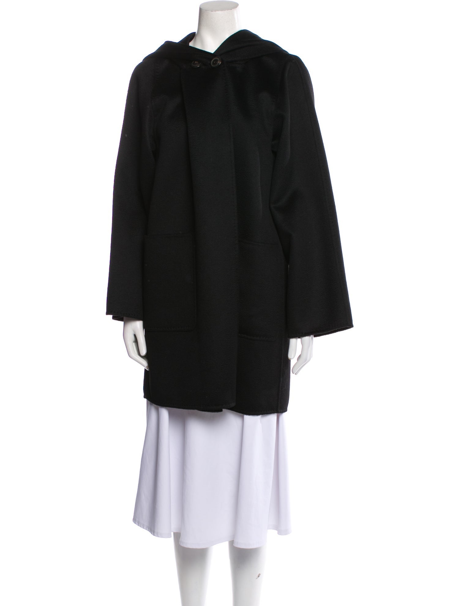 Max Mara Cashmere Faux Fur Coat