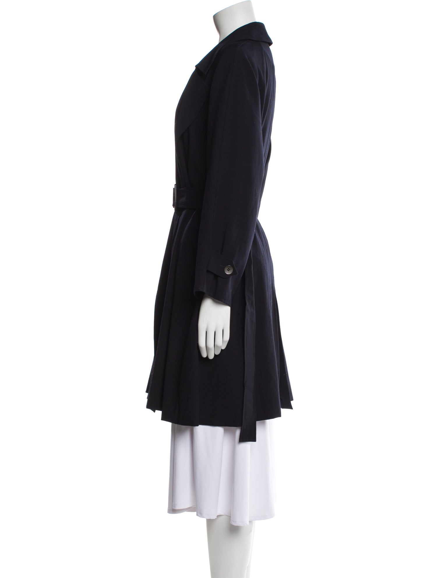 Max Mara Virgin Wool Trench Coat