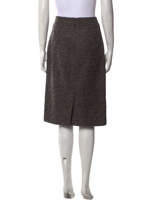 Max Mara Virgin Wool Knee-Length Skirt