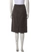 Max Mara Virgin Wool Knee-Length Skirt