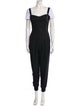 Max Mara Virgin Wool Square Neckline Jumpsuit