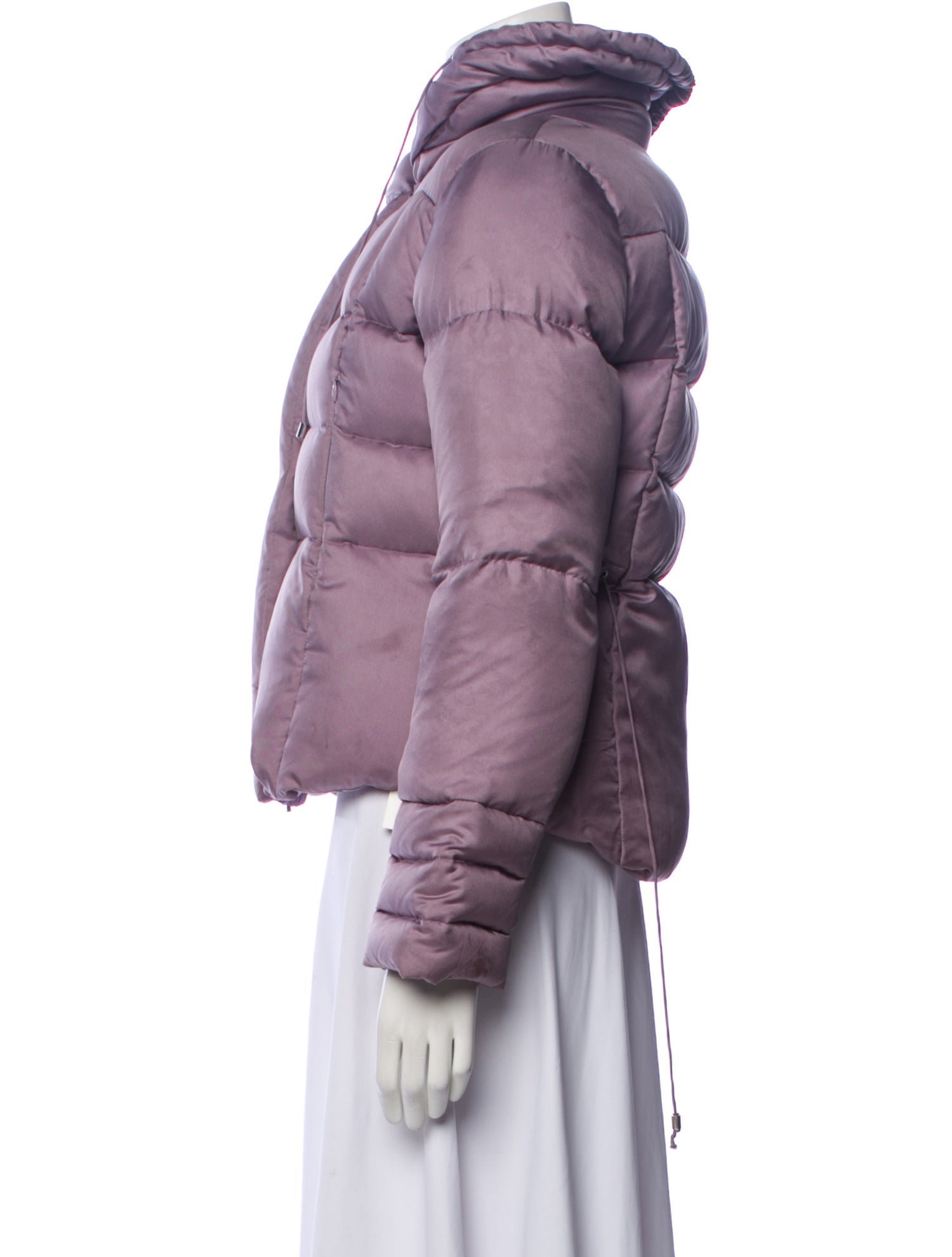 Max Mara Silk Faux Fur Jacket